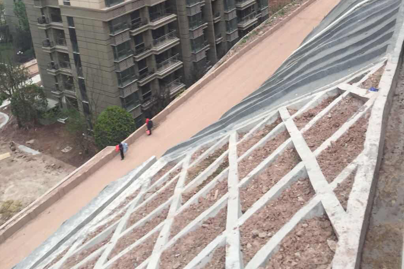 重慶云母山恒大山水城三期L段邊坡支護(hù)